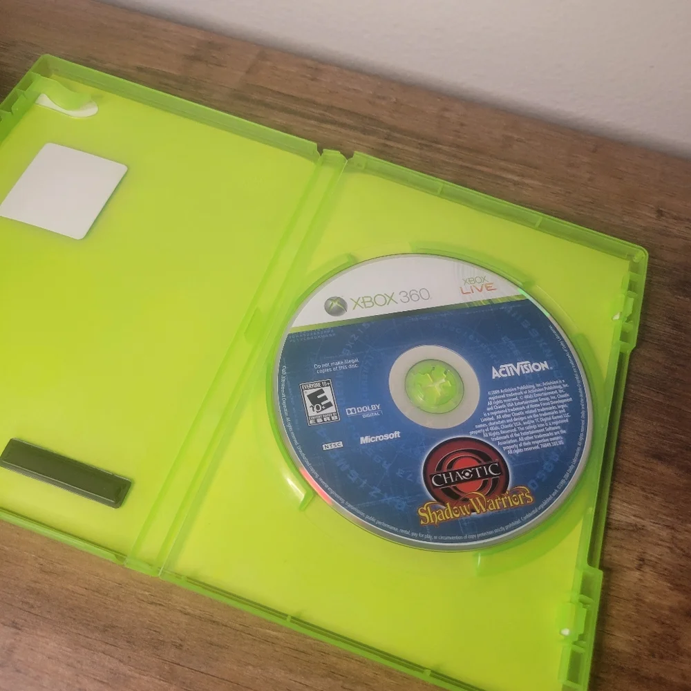 Chaotic Shadow Warriors (Microsoft Xbox 360, 2009) CIB Tested